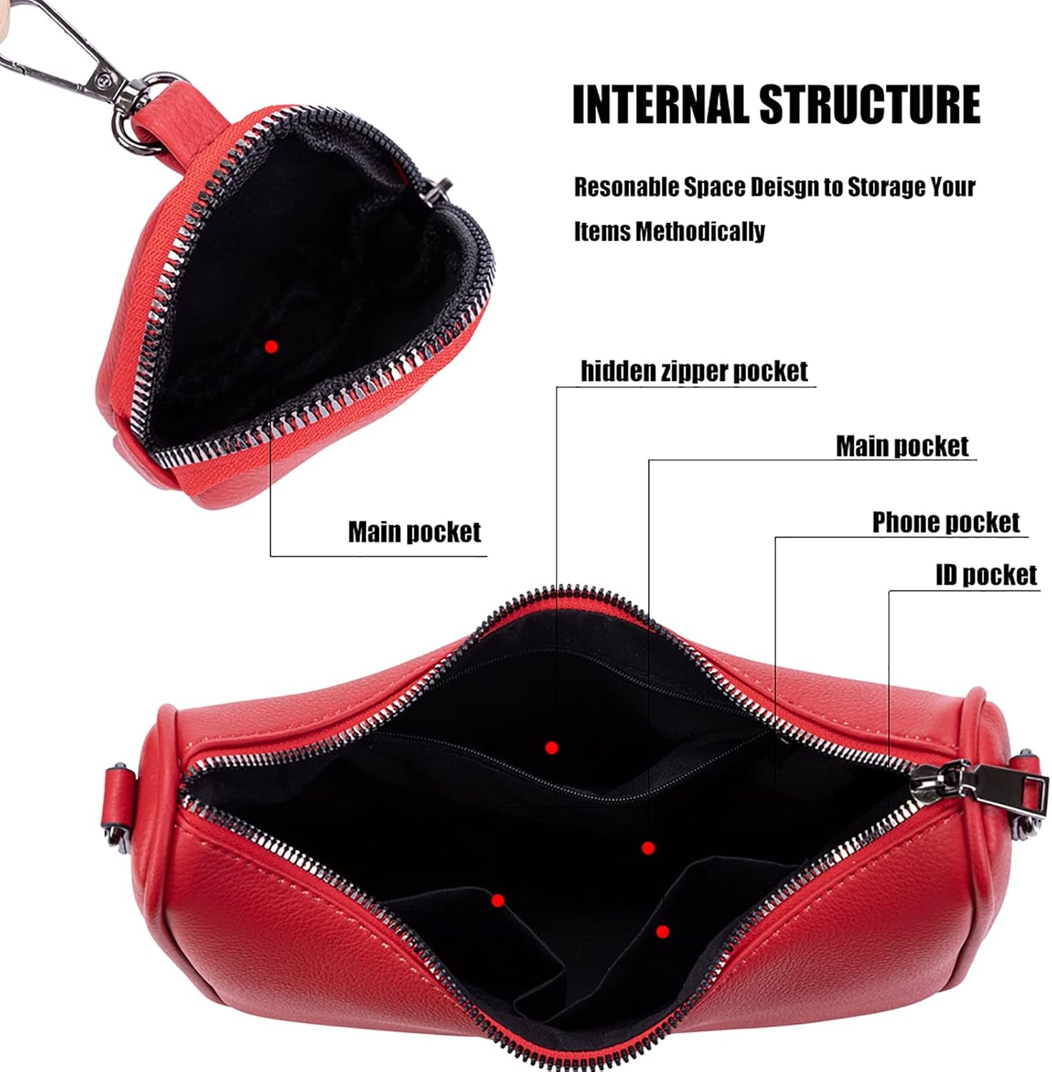 Small Crossbody Hobo Handbags for Women, Multipurpose Soft Shoulder Bag Lightweight Retro Tote Bag with Coin Purse 2Pcs/Set