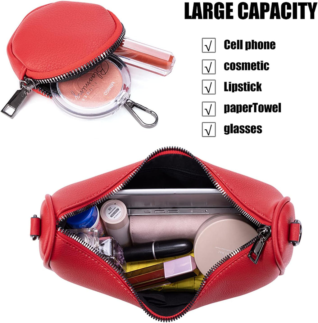 Small Crossbody Hobo Handbags for Women, Multipurpose Soft Shoulder Bag Lightweight Retro Tote Bag with Coin Purse 2Pcs/Set